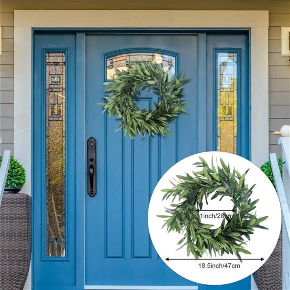 5pcs Artificial Olive Leaves Long Stems 37" Tall with 270 Leaves Fake Eucalyptus - Picture 6 of 7